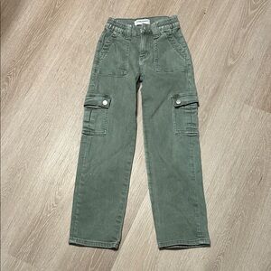 Flying Monkey Youth Green Cargo Pants Sz 8